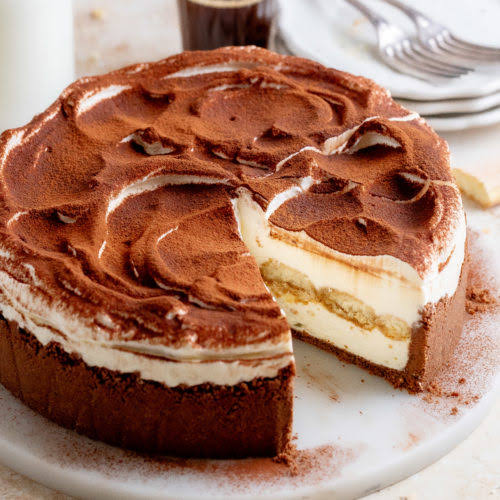 Classic Tiramisu Cream Cake